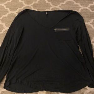 Long sleeve black shirt